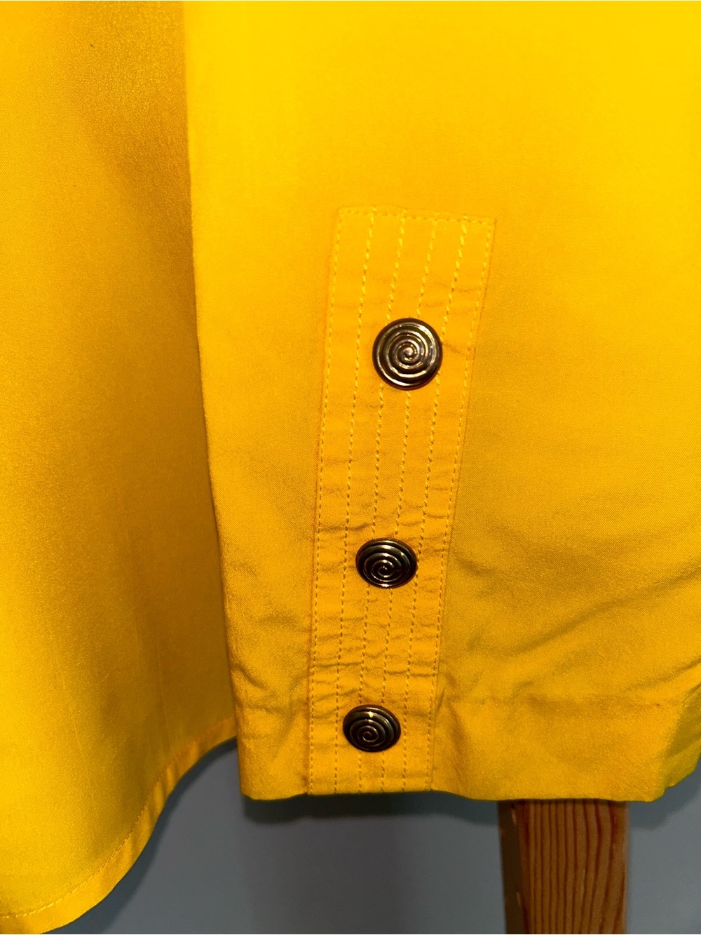 Williams & Williams Yellow Button-Front Jacket - Picture 3 of 9